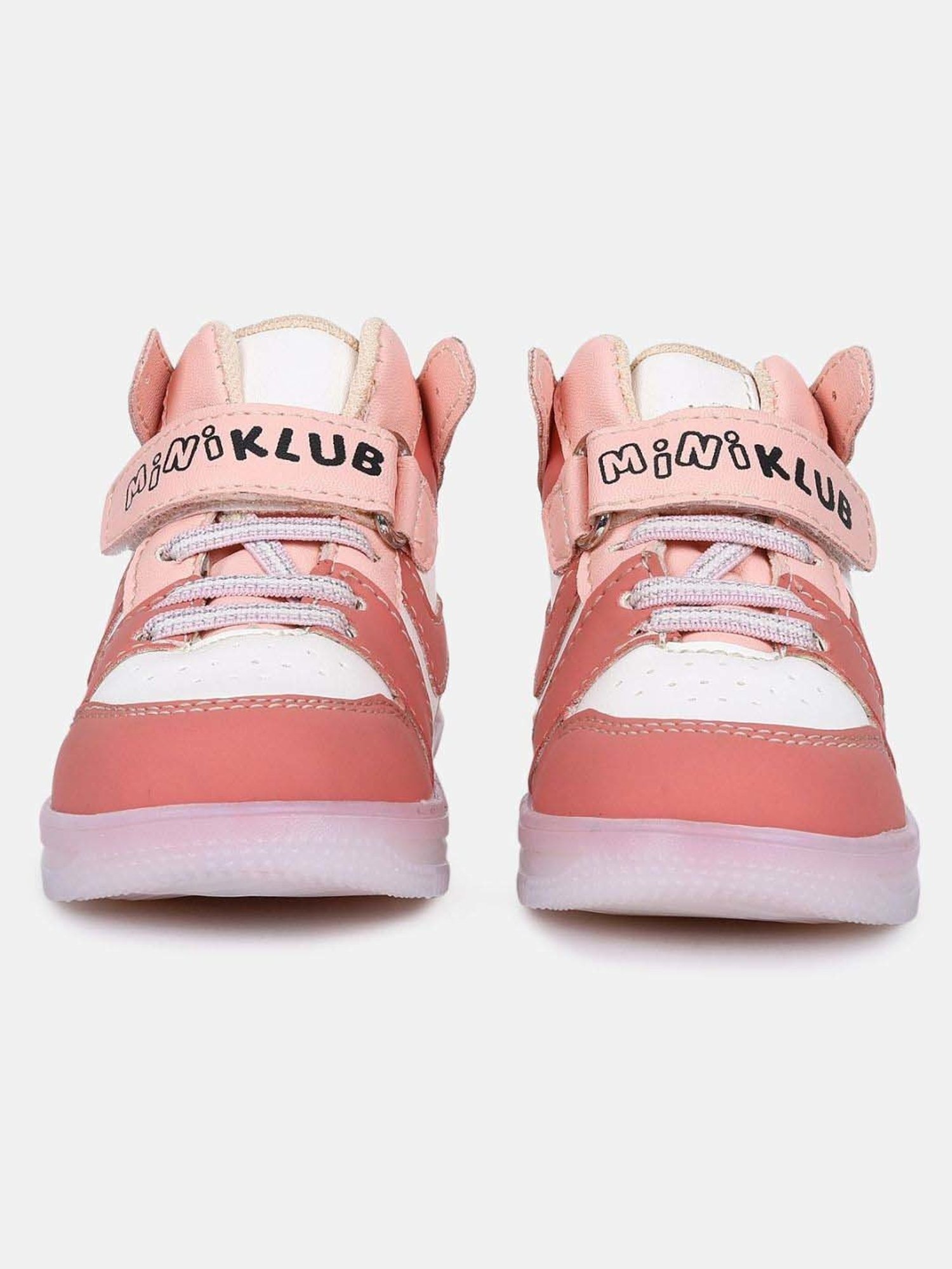 MINIKLUB Girls Pink & White Party & Club Wear Shoe