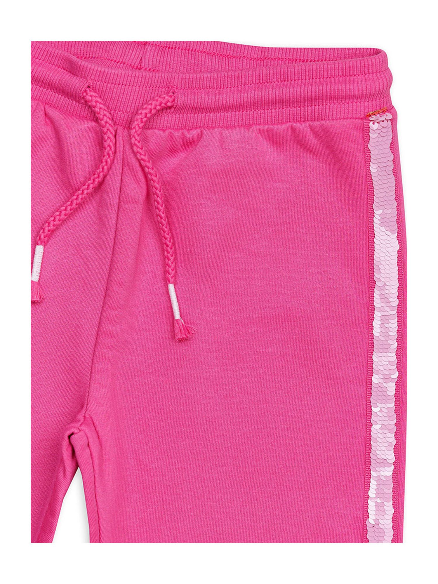 H by Hamleys Girls Pink Solid Joggers