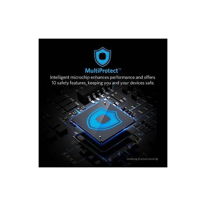 PowerCore 13000, Compact 13000mAh 4-Port Ultra-Portable Phone Charger Power Bank with PowerIQ and VoltageBoost Technology for iPhone, iPad, Samsung Galaxy