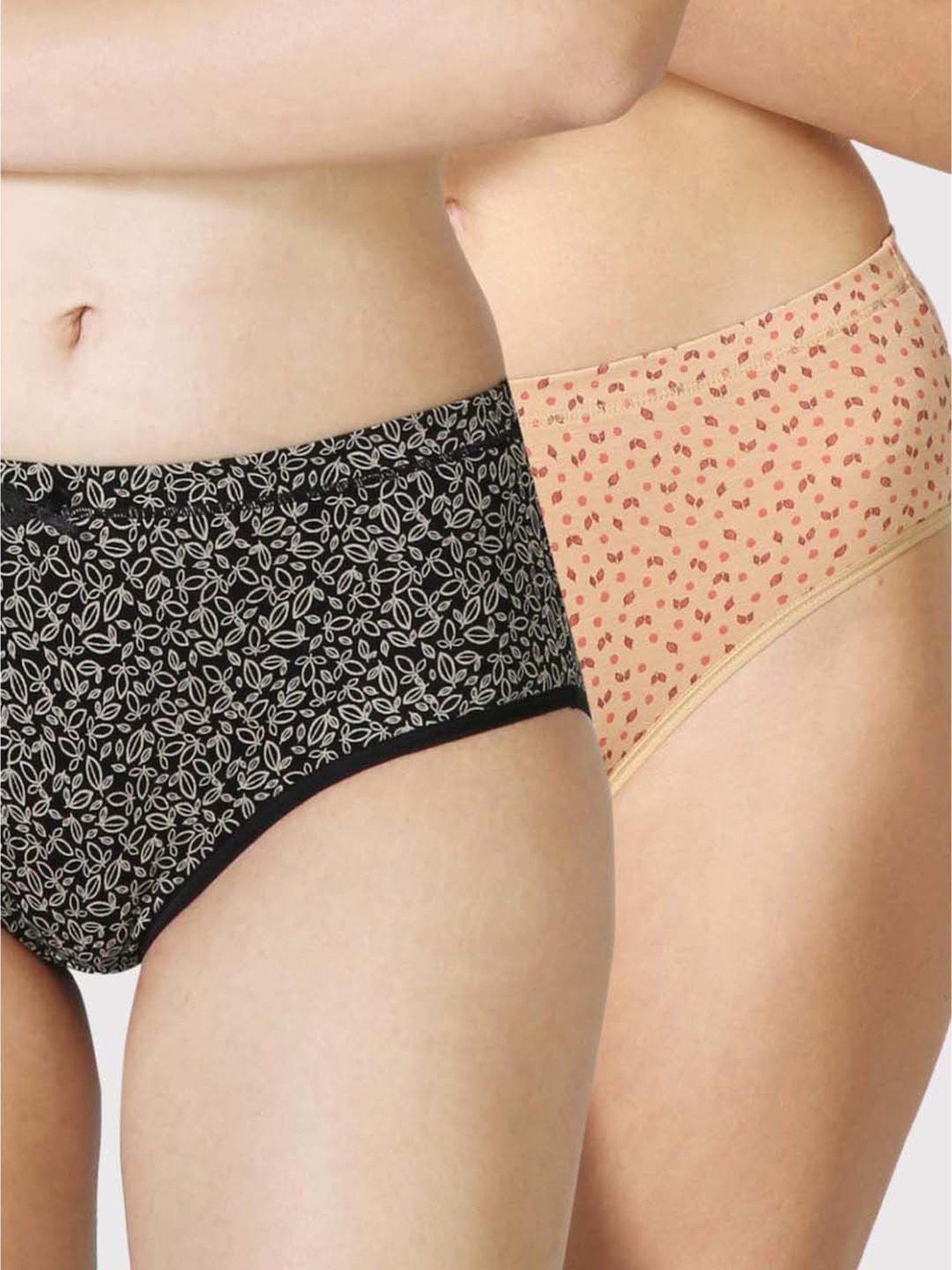 Van Heusen Assorted Color Cotton Printed Hipster Panties - Pack Of 2