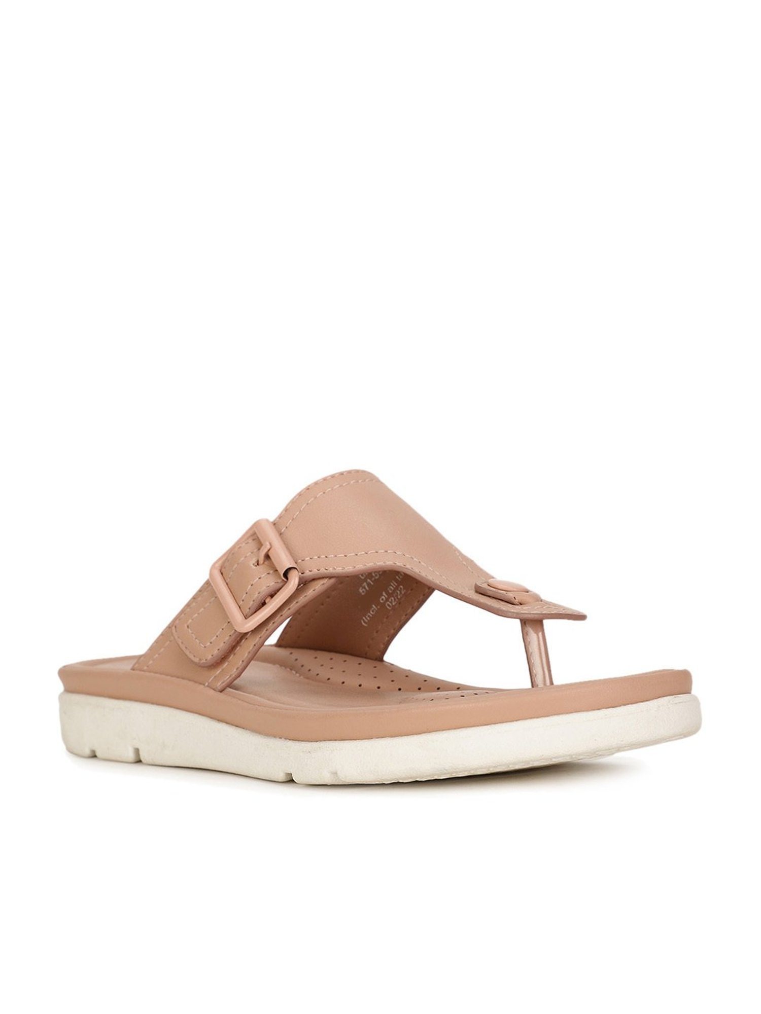 Bata Women's Pink Thong Sandals