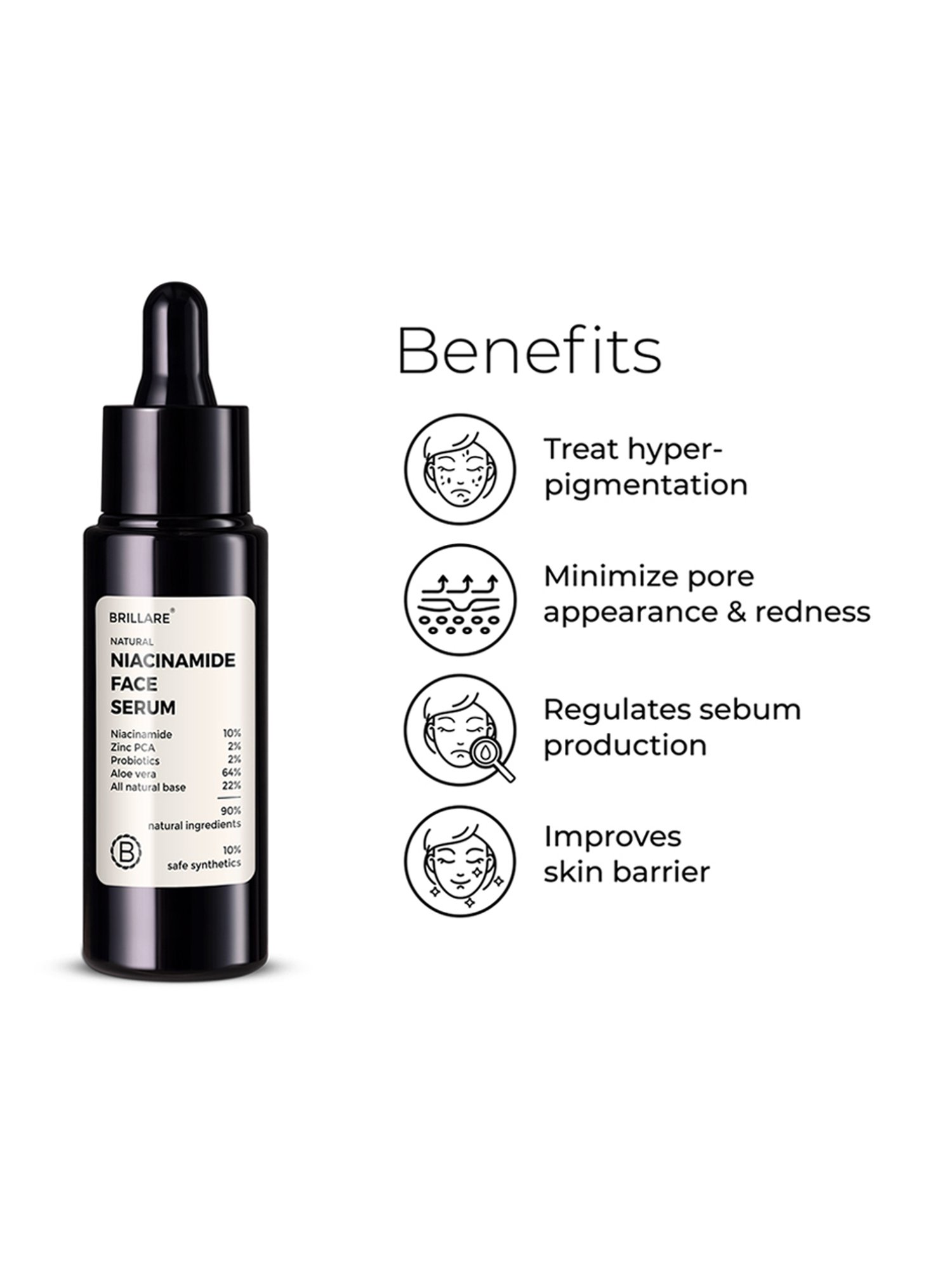 Brillare Niacinamide Face Serum - 30 ml