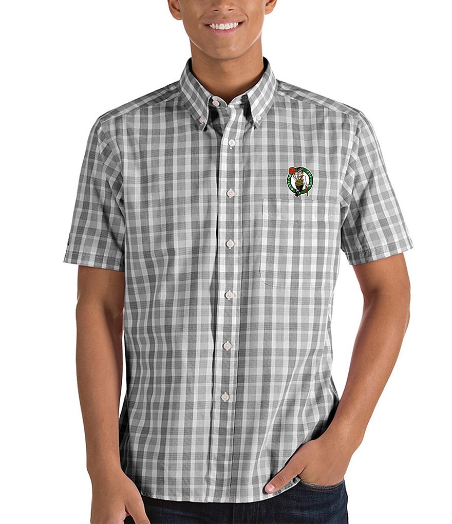 Antigua NBA Crew Short-Sleeve Woven Shirt