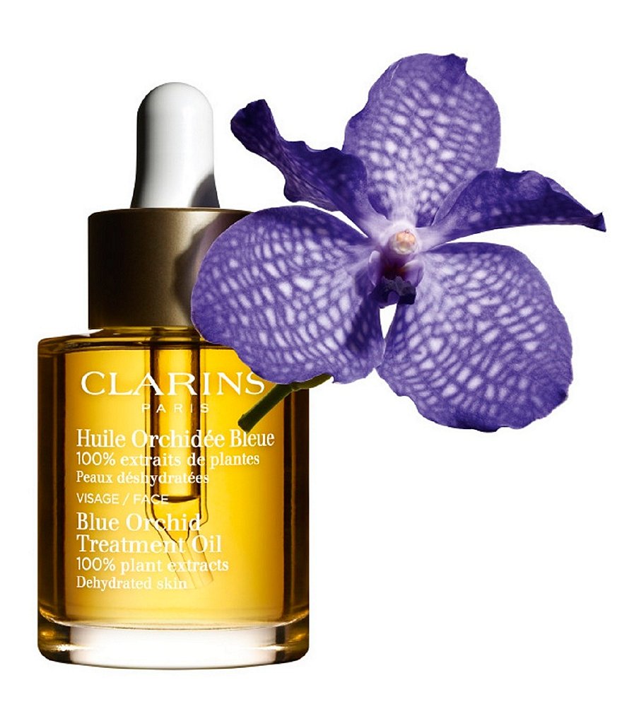 Clarins Blue Orchid Face Treatment Oil for Dehydrated Skin