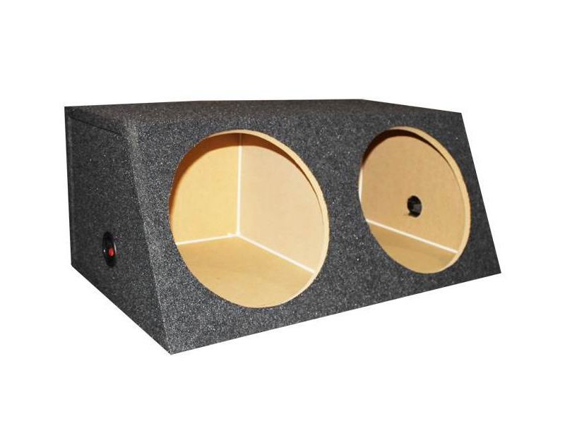 QPower QSMBASS15 Dual 15" Carpet Subwoofer Sub Box Sealed Speaker Enclosure