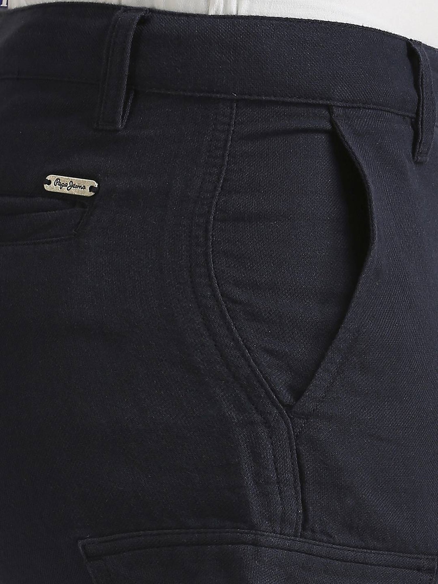 Pepe Jeans Navy Regular Fit Cargo Shorts