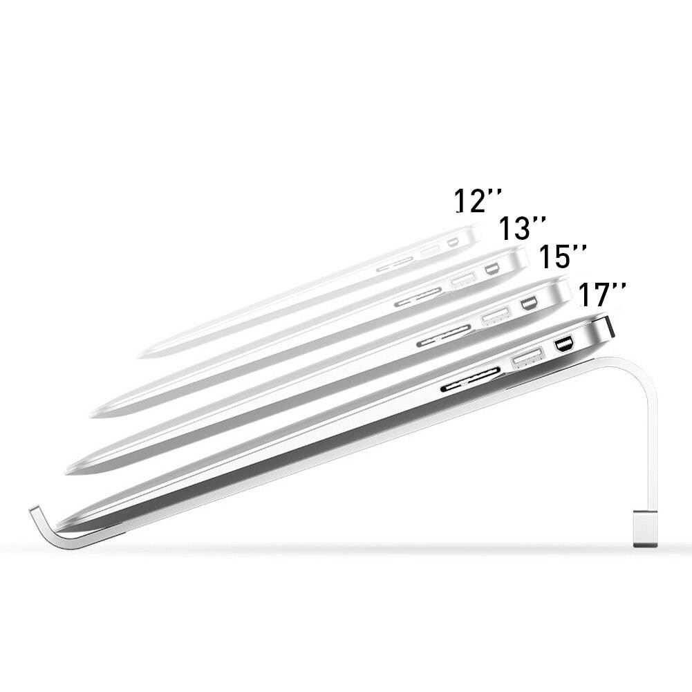 11-17 inch Aluminum Alloy Laptop Stand For Macbook Air Pro Computer Cooling Bracket Support Base Portable Notebook Stand