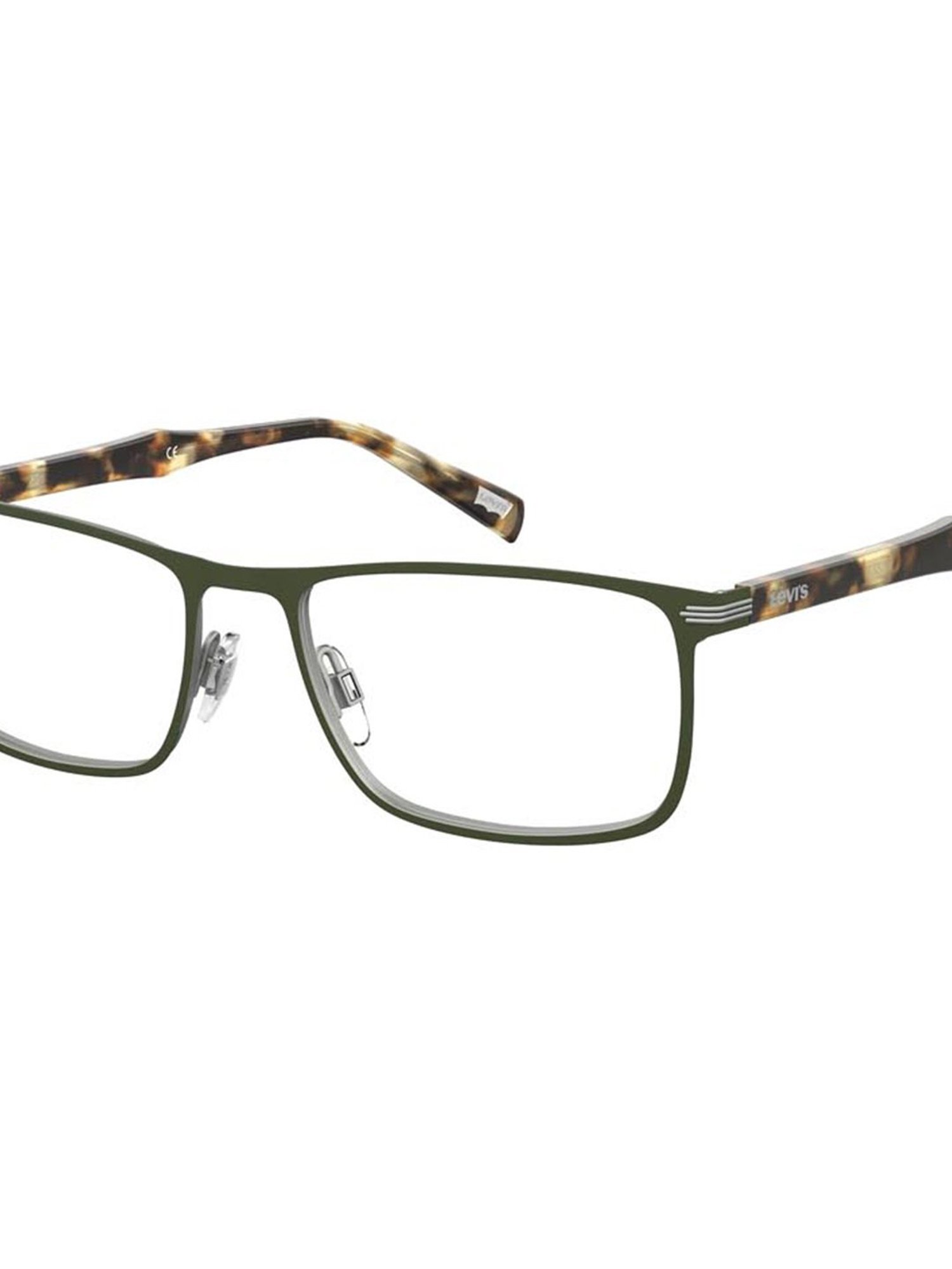 Levi's Green Rectangular Eye Frames for Men
