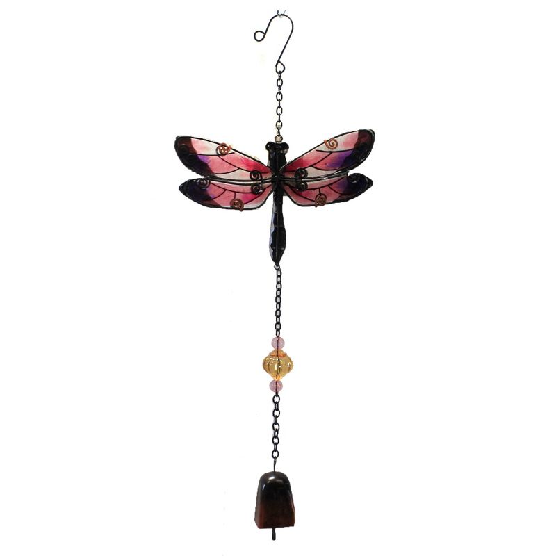 Home & Garden 18.0" Dragonfly Garden Bell Chime Yard Patio Regal Art & Gift  -  Bells And Wind Chimes