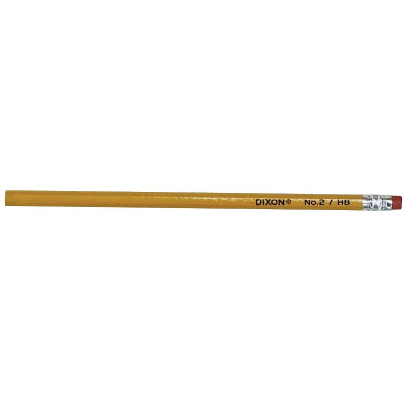 Dixon Pencil, No 2 Soft Tip, Yellow, pk of 144