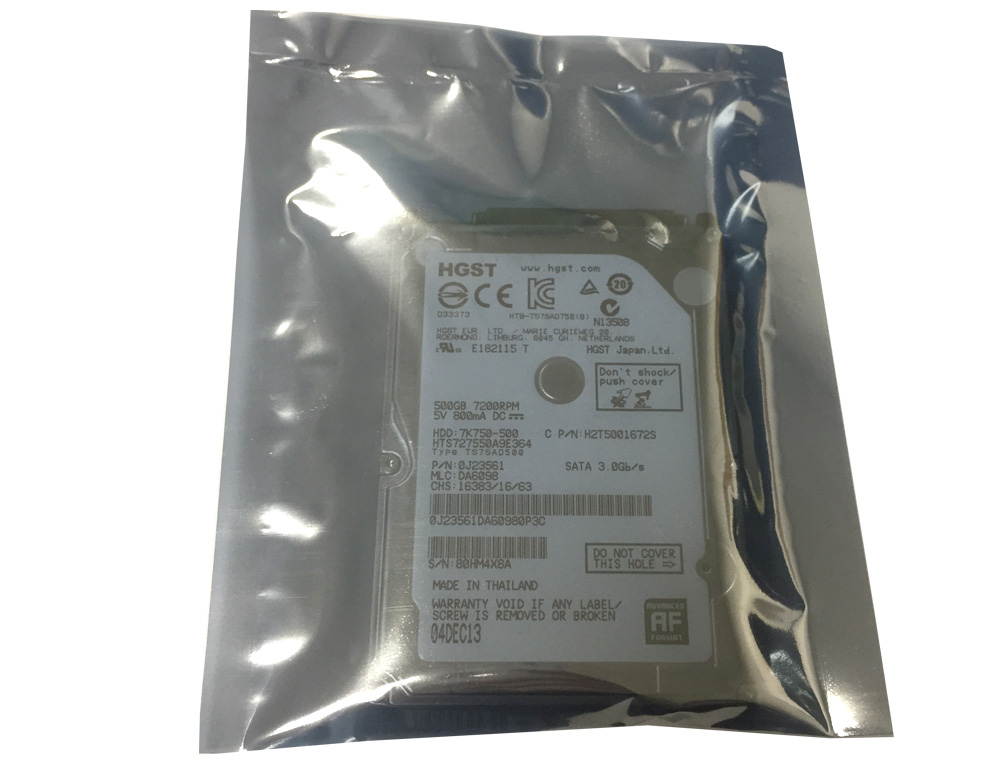 HGST 7K750-500 HTS727550A9E364 (0J23561) 500GB 7200RPM 16MB Cache SATA 3.0Gb/s 2.5" Internal Notebook Hard Drive