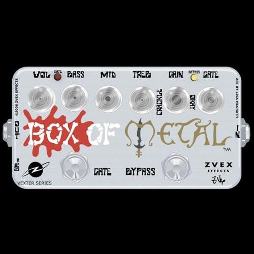 zvex effects vexter box of metal distortion guitar effects pedal