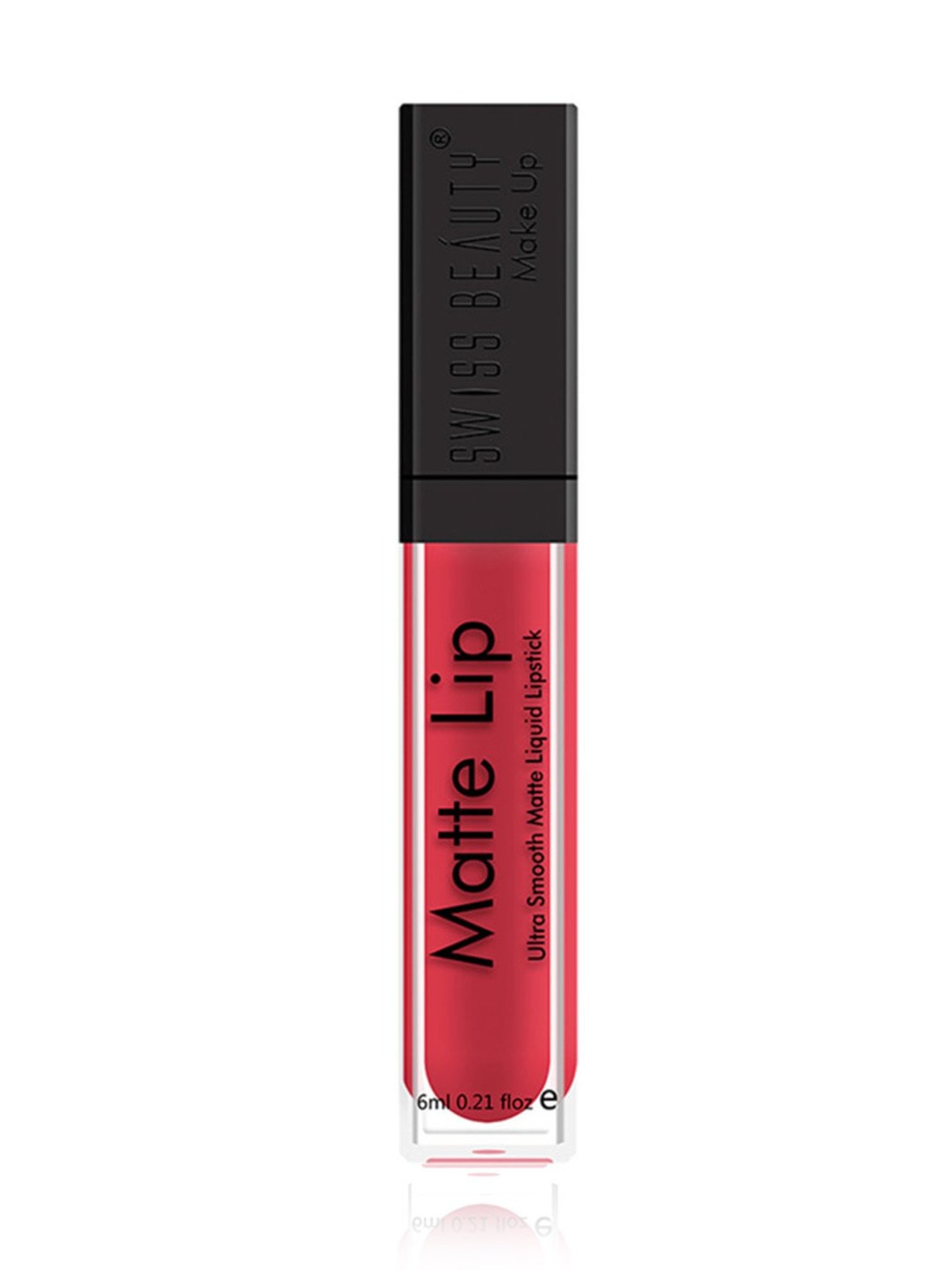 SWISS BEAUTY Ultra Smooth Matte Liquid Lipstick Valentine Red - 6 ml