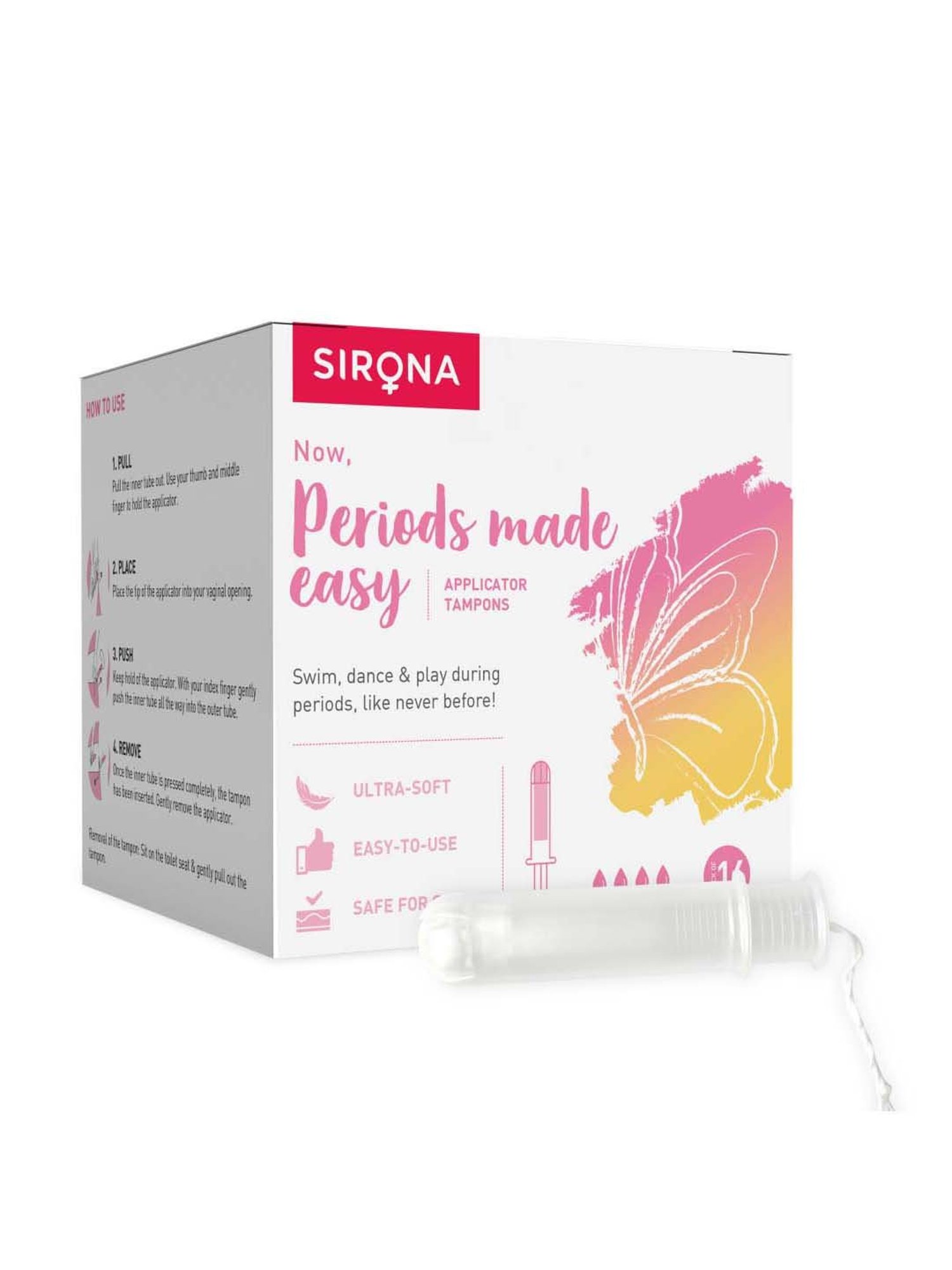 Sirona Tampon - Super Plus Heavy Flow - 16 Pcs