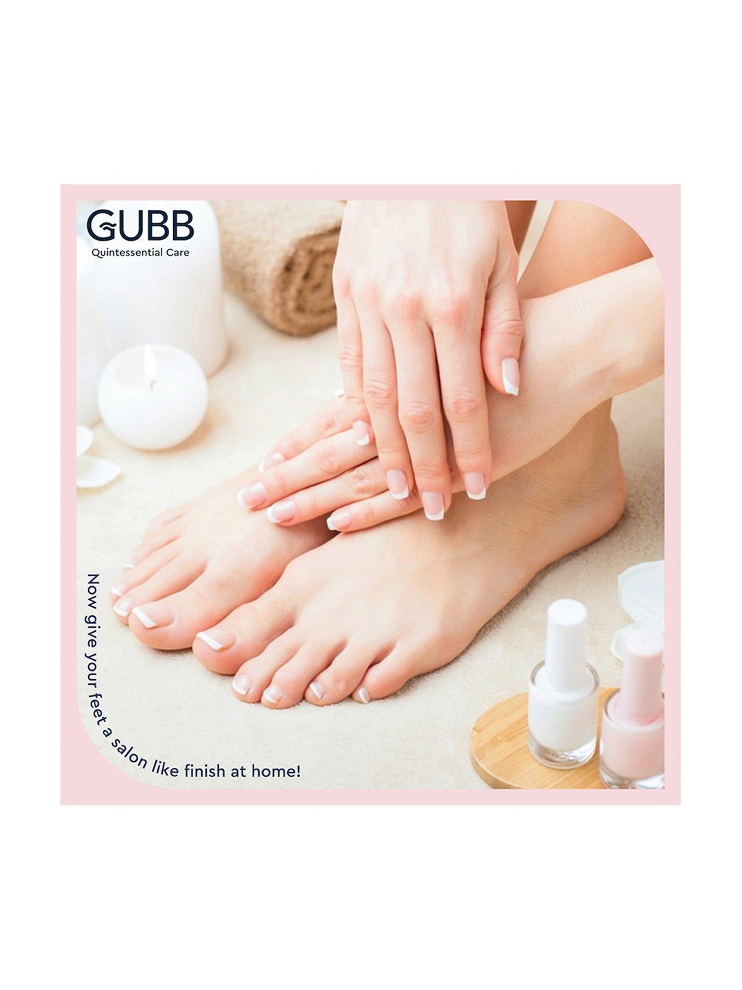 Raaga Professional Pedicure & Manicure 6 Step Single Use Kit Strawberry - 6 Sachets