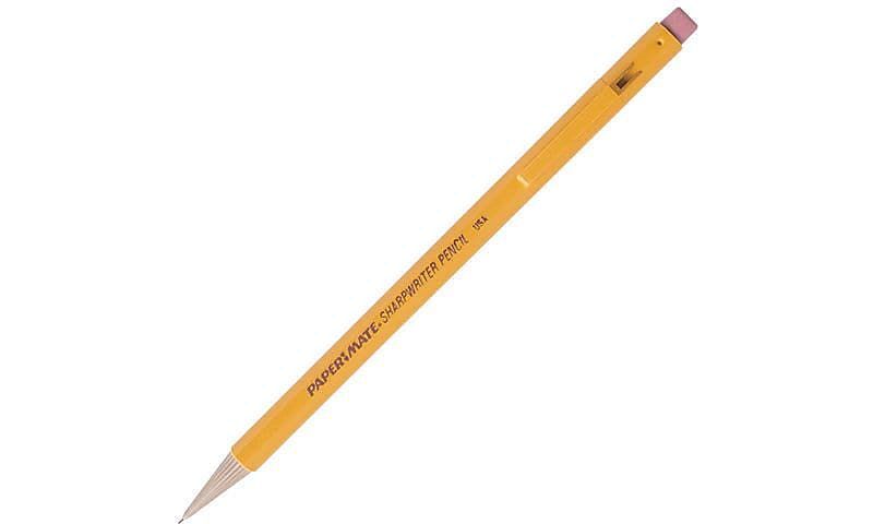 Paper Mate Mechanical Pencil .7mm Twist to Advance/Retract Lead Yellow 30376BPP