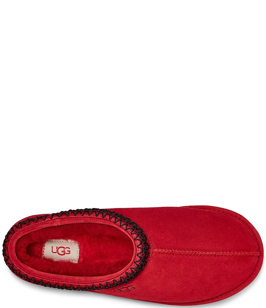 UGG&reg; Men's Scuff Logo Suede Slippers