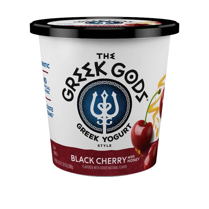 The Greek Gods Black Cherry Greek Yogurt - 24oz