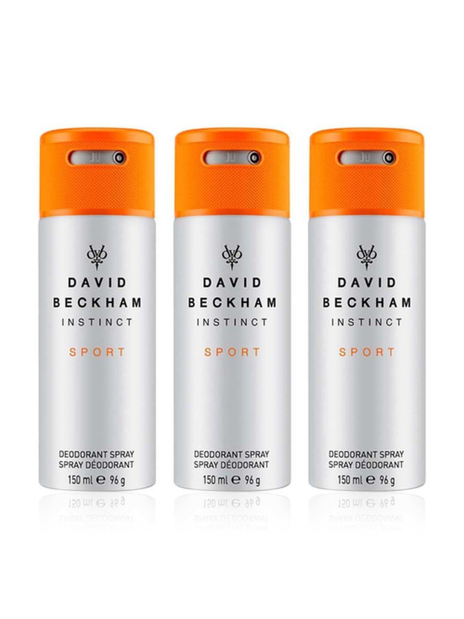 David Beckham Instinct Sport Deodorant Spray (Pack of 3)