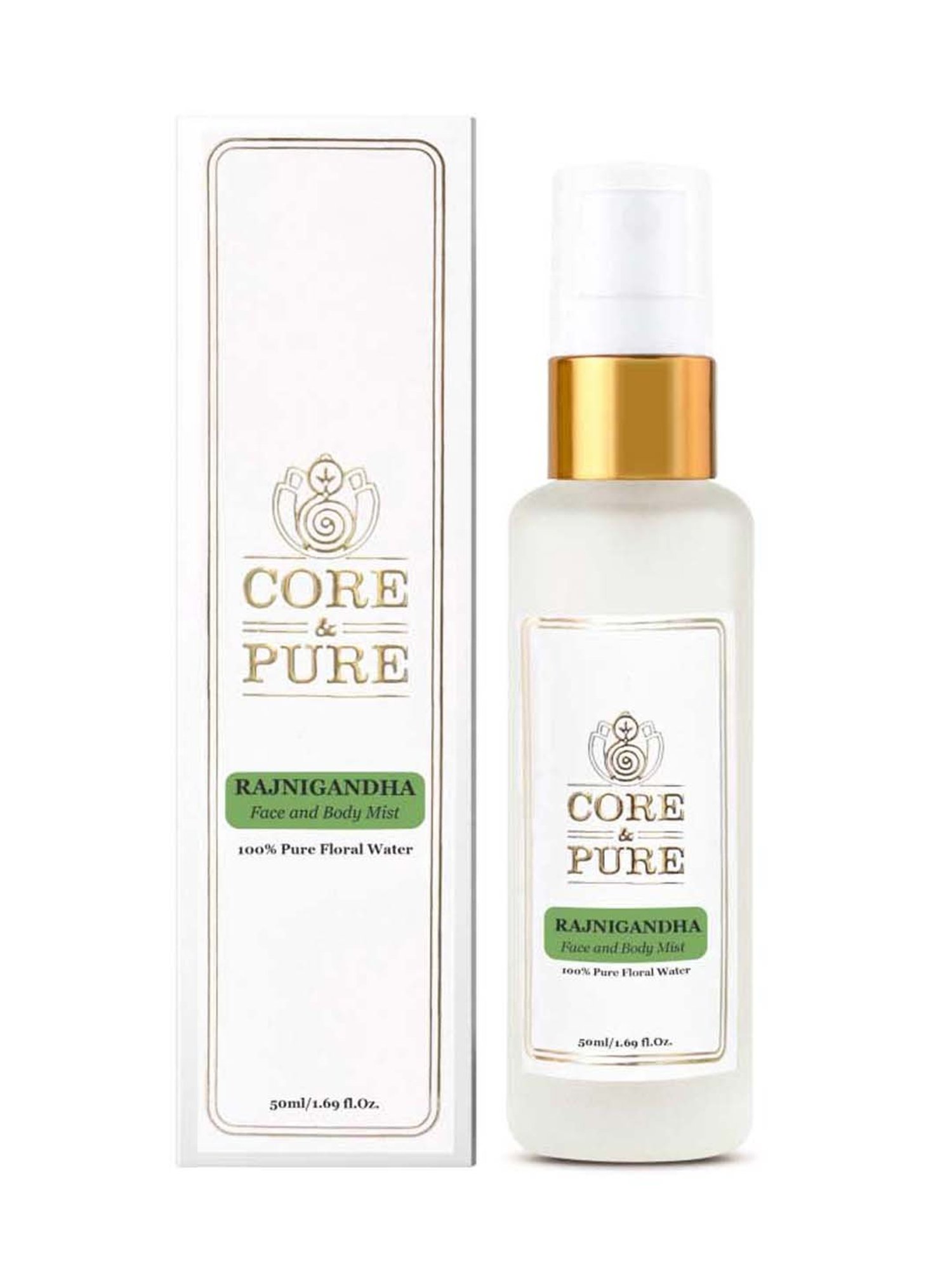 CORE & PURE Rajnigandha Water Face and Body Mist - 50 ml