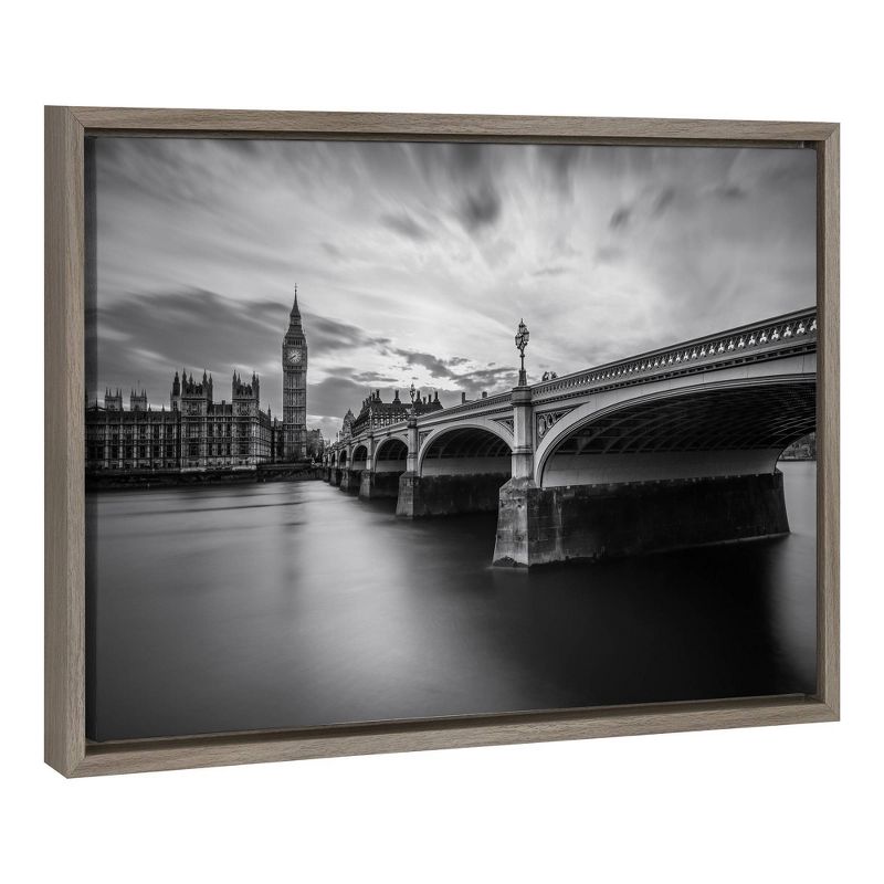 23" x 16" Westminster Serenity Framed Canvas Wall Art - Amanti Art