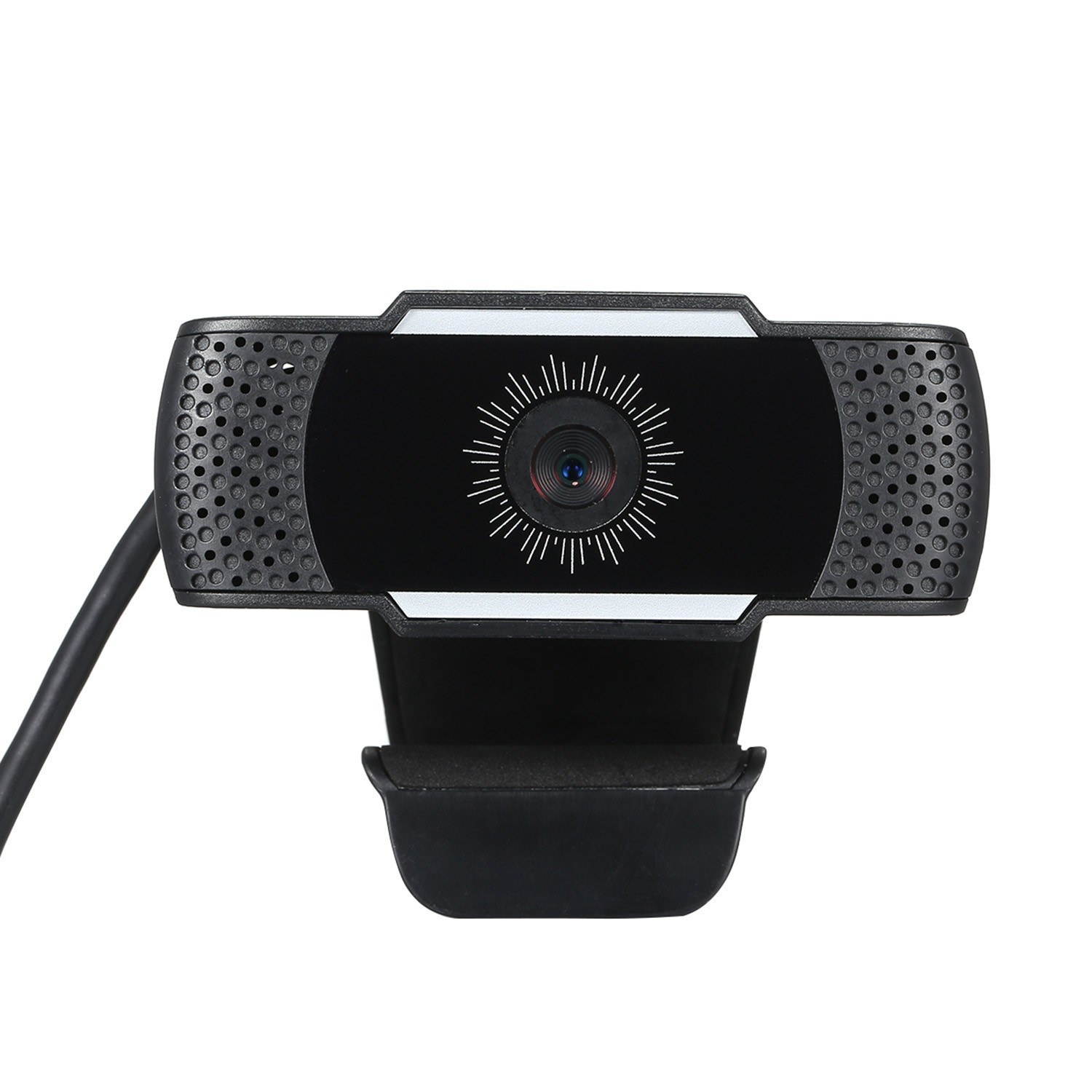 Webcam 1080P Computer Camera with Privacy Cover USB Connection Built-in Noise-reduction Microphone for Live Video