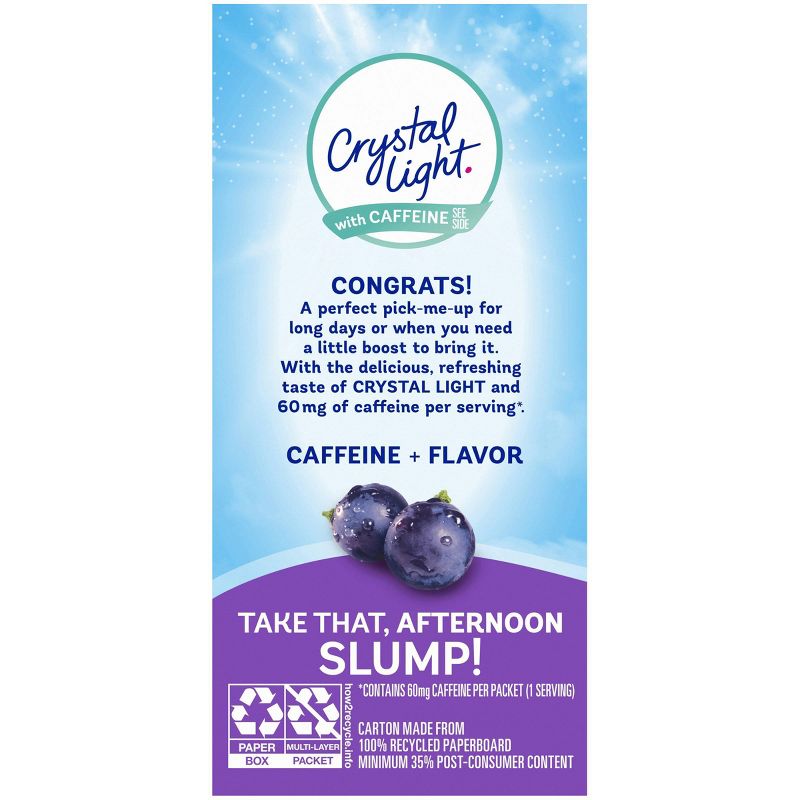 Crystal Light On the Go Grape Energy Drink Mix - 10pk/0.11oz Stix