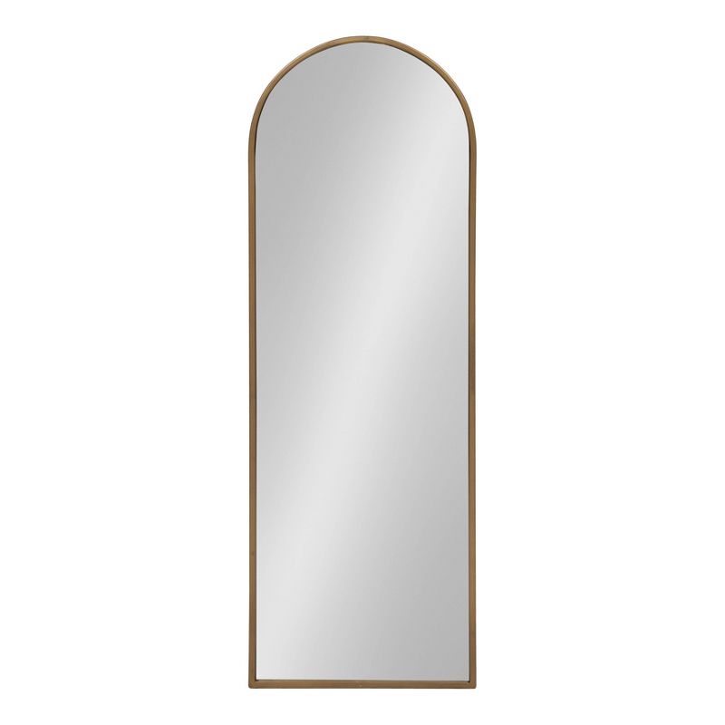 16" x 47" Valenti Tall Framed Arch Mirror Gold - Kate and Laurel