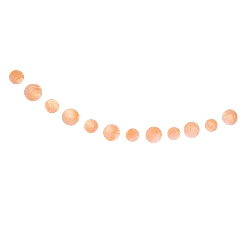 Gallerie II Coral Pearly Disks Garland