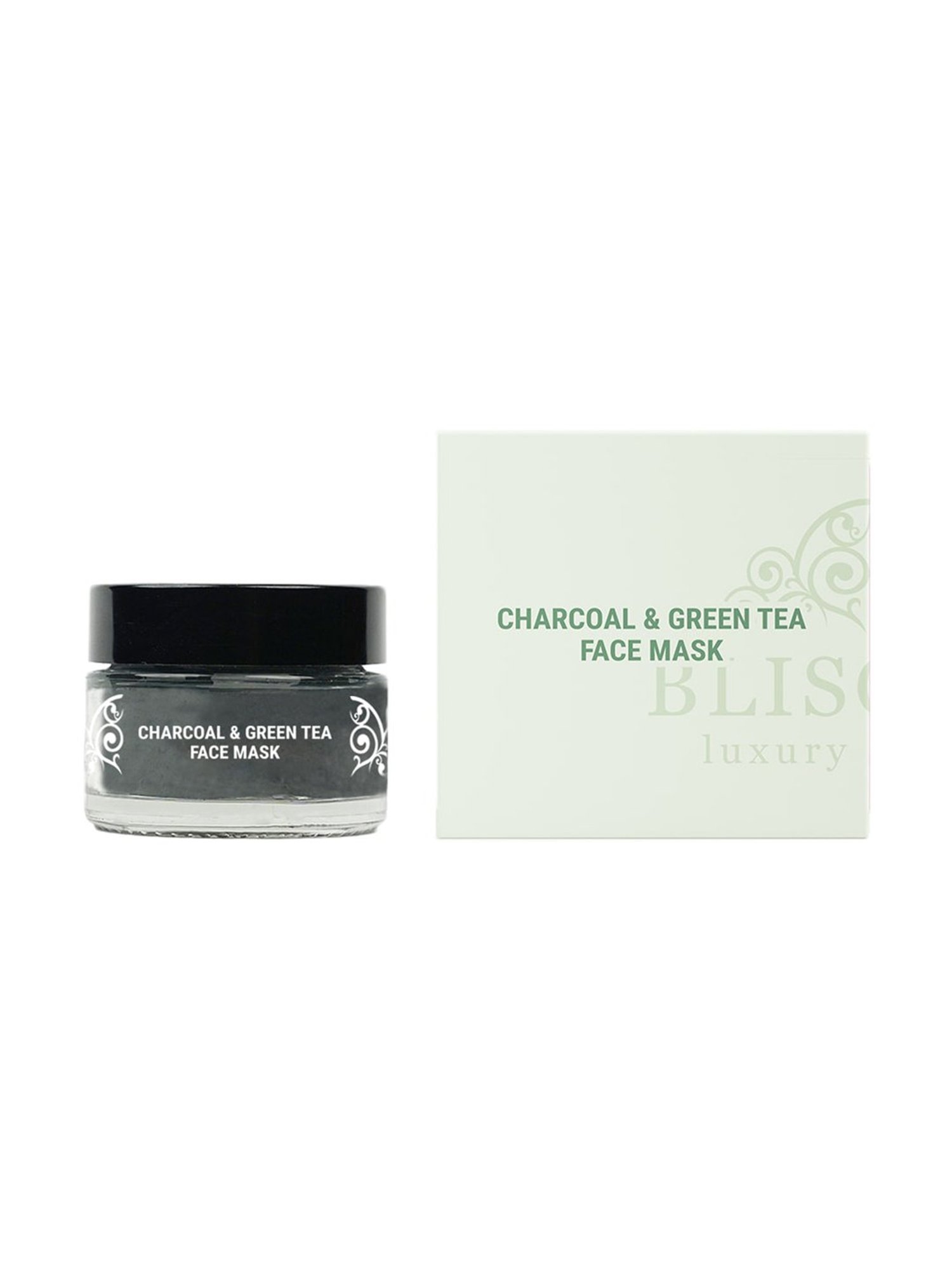 Bliscent Black Charcoal & Green Tea Face Mask - 50 gm