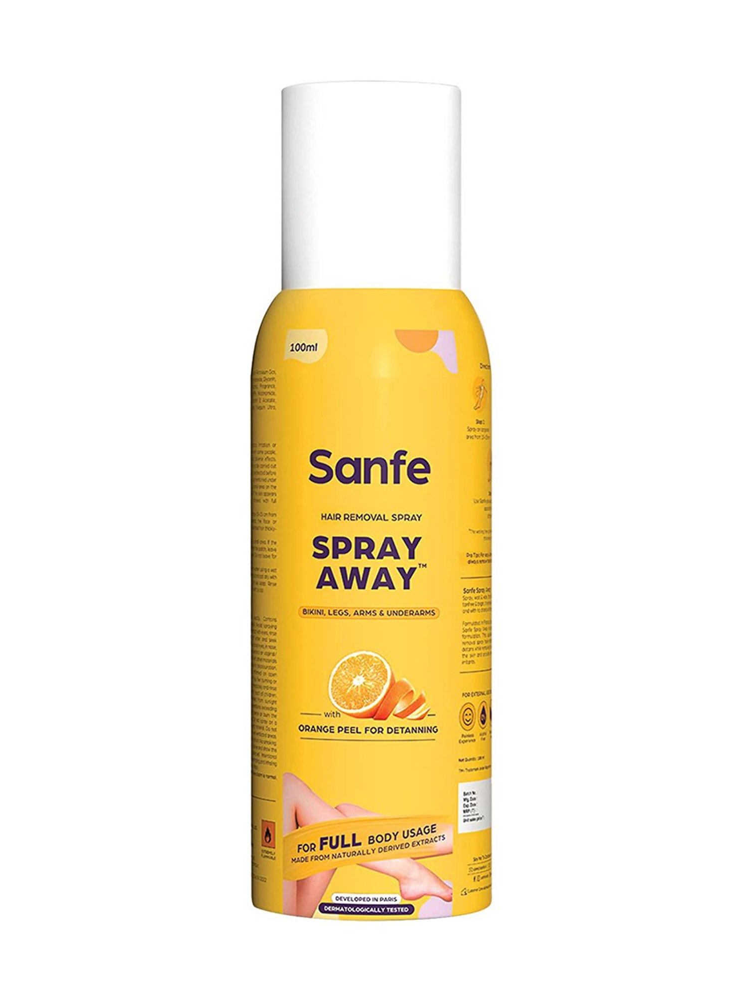 Sanfe Spray Away Hair Removal Spray - 100 ml