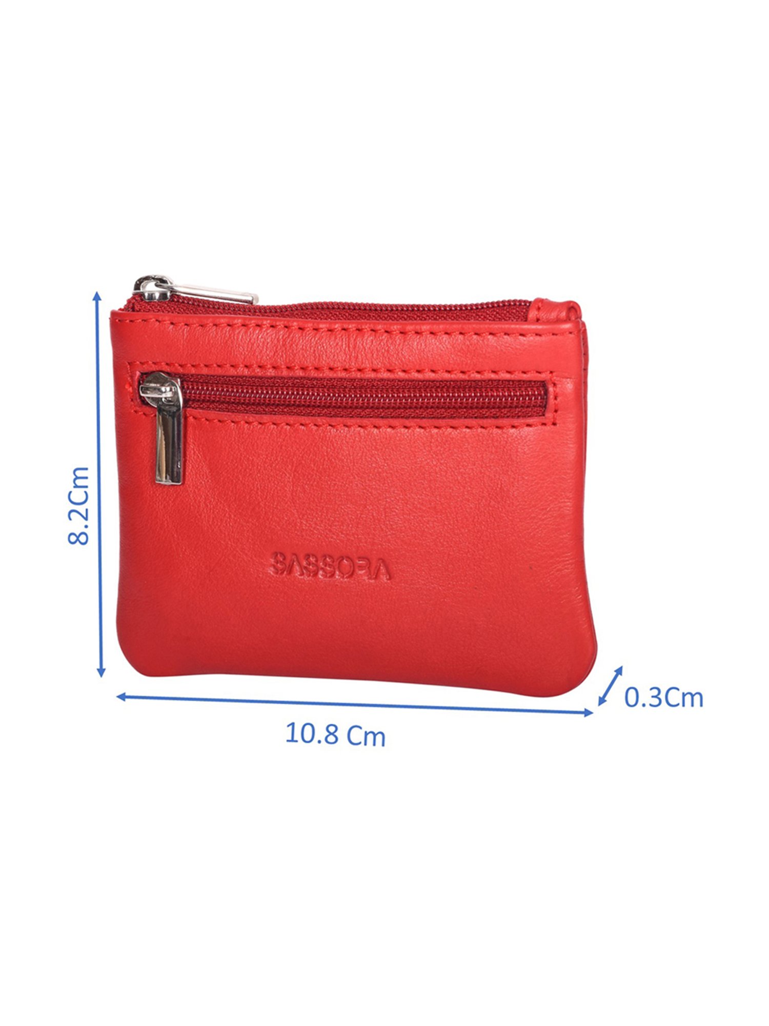 SASSORA Pablo Red Small Leather Key Case