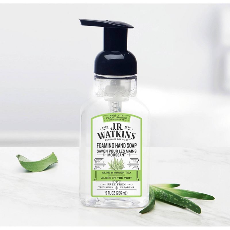 J.R. Watkins Aloe & Green Tea Foaming Hand Soap - 9oz