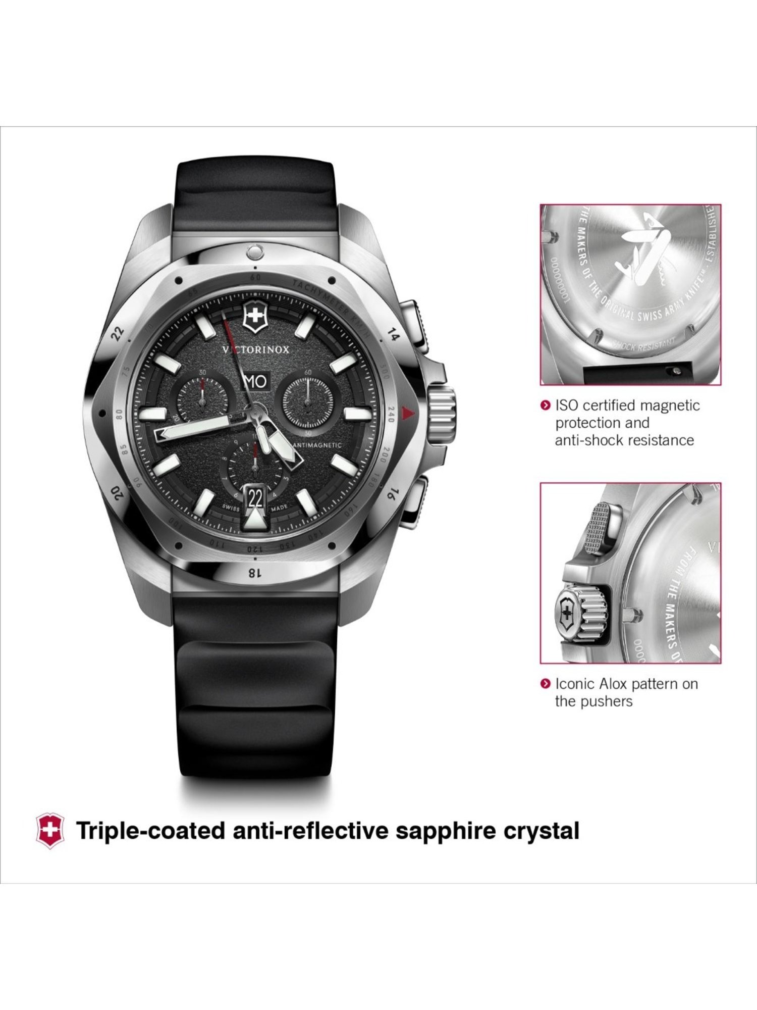 VICTORINOX V241983 I.N.O.X. Chrono Analog Watch for Men