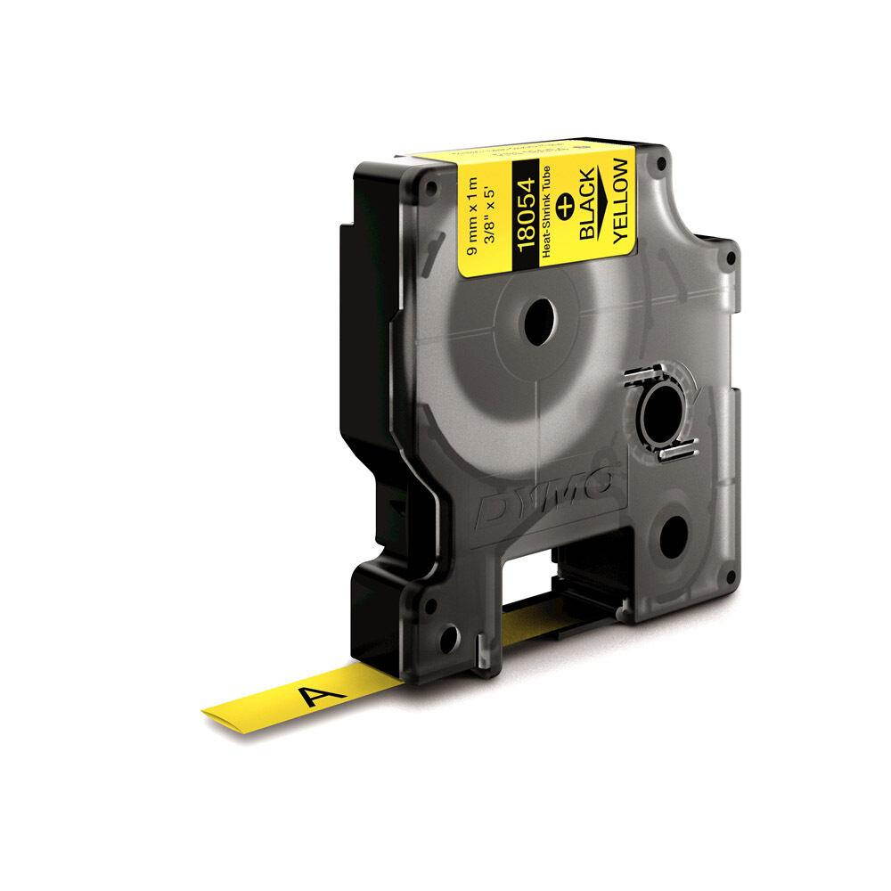 DYMO 18054 RhinoPro Heat Shrink Tube Yellow 3/8" - Authorized Dymo Dealer