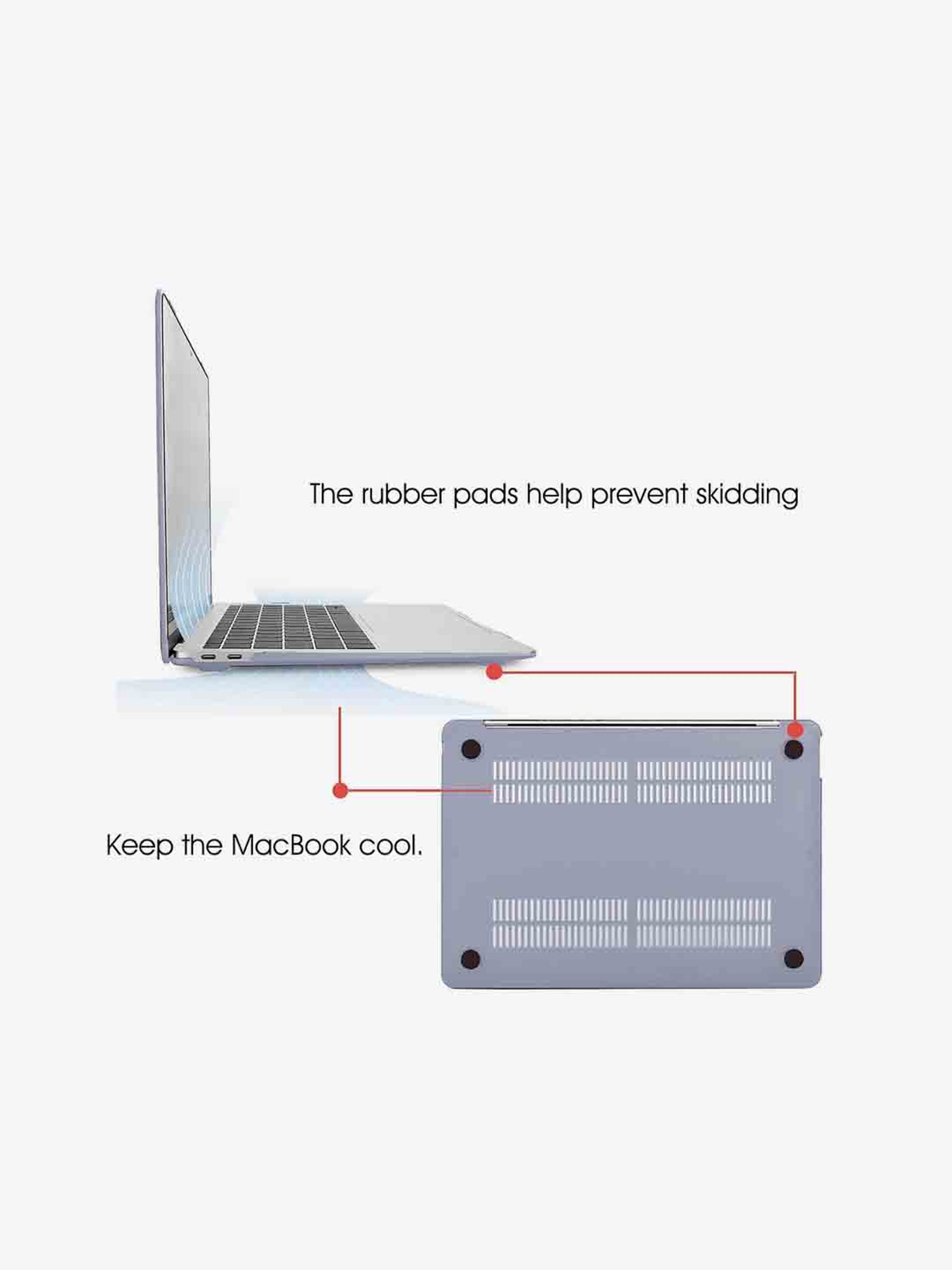 GRIPP New Macbook Sleek Protection Super Light for MacBook Pro 13 Inch 2016 (Frost)