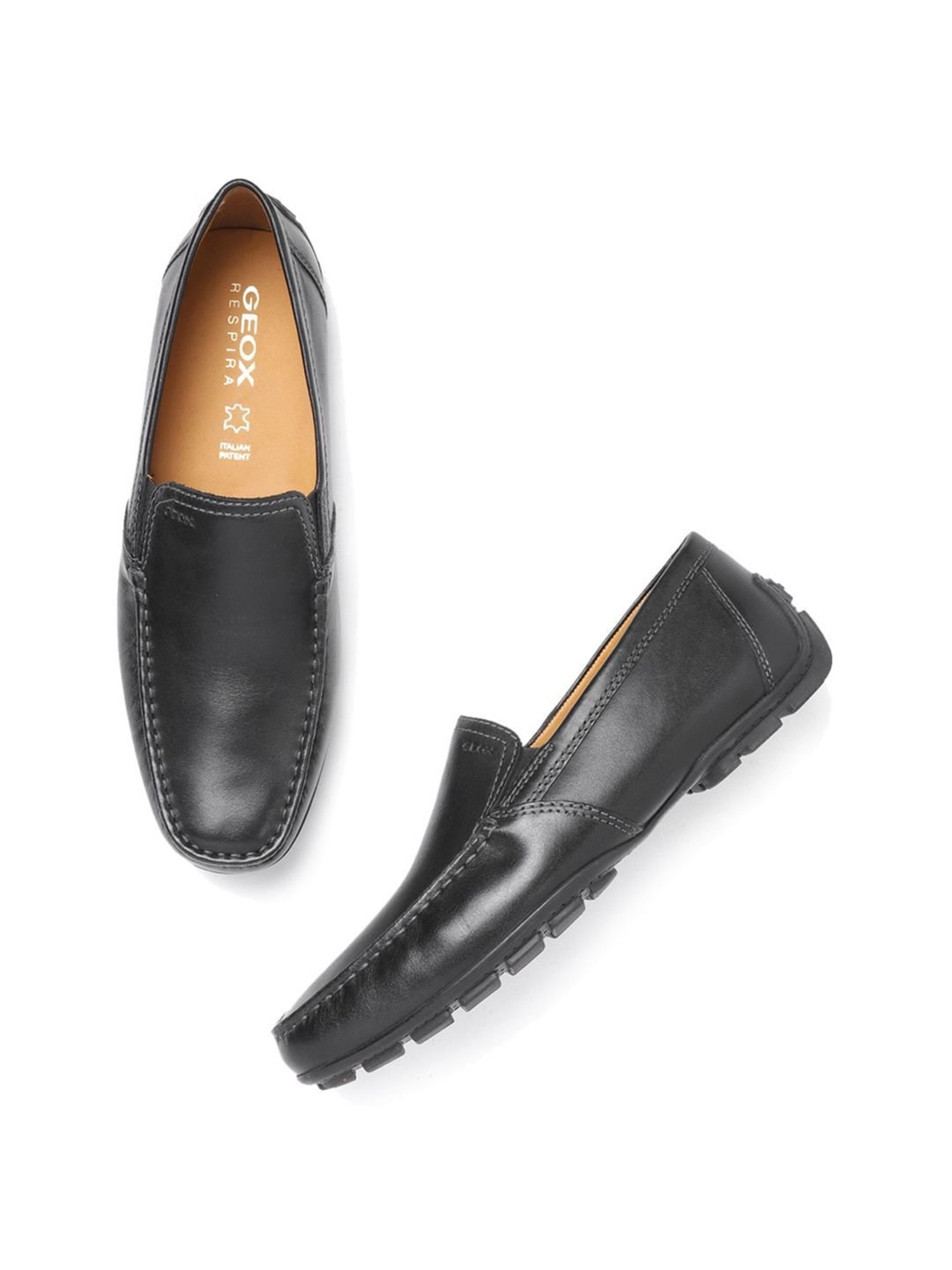 Geox Men's Black Casual Loafers
