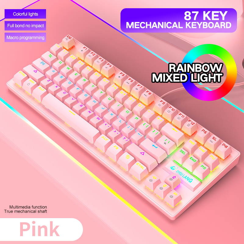 E-sport K2 Punk Mechanical Keyboard 87-key Gaming Competitive Office Notebook Gaming Keyboard