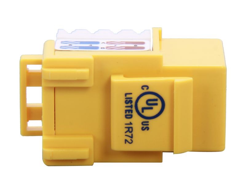 Micro Connectors CAT5 RJ45 Coupler F-F Straight