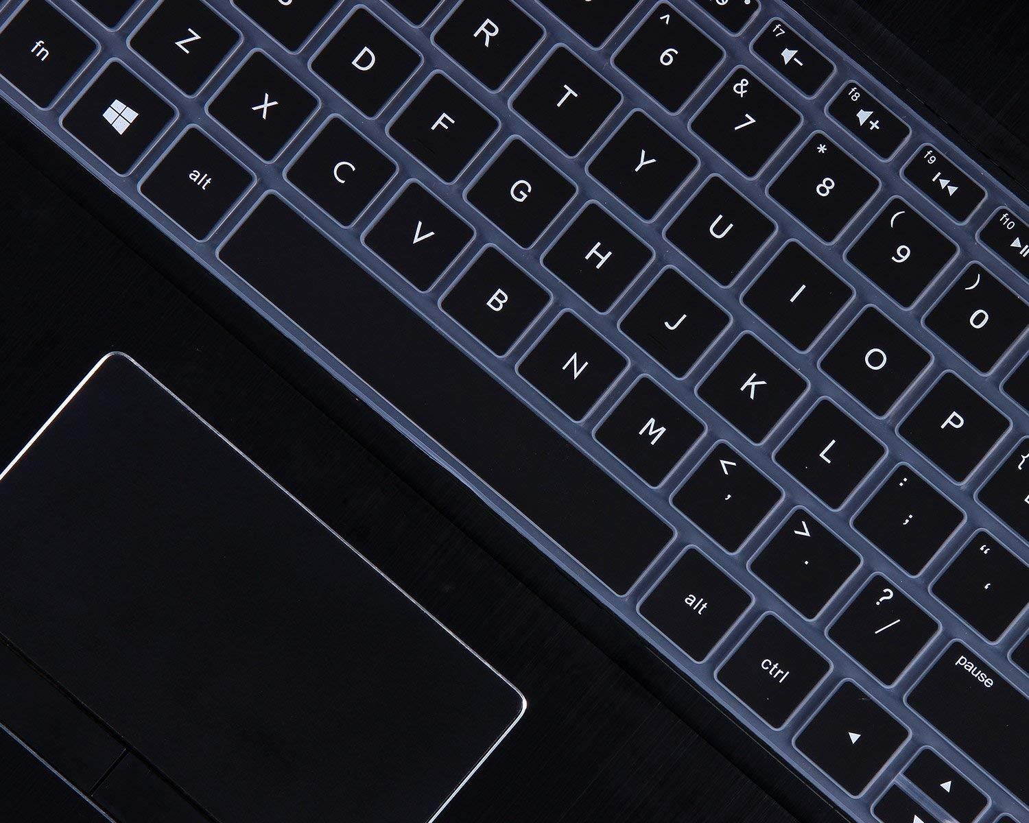 CaseBuy Keyboard Cover Compatible HP Spectre x360 15-CH011DX 15-CH011NR 2-in-1 15.6" Touchscreen Laptop Protective Skin, Black