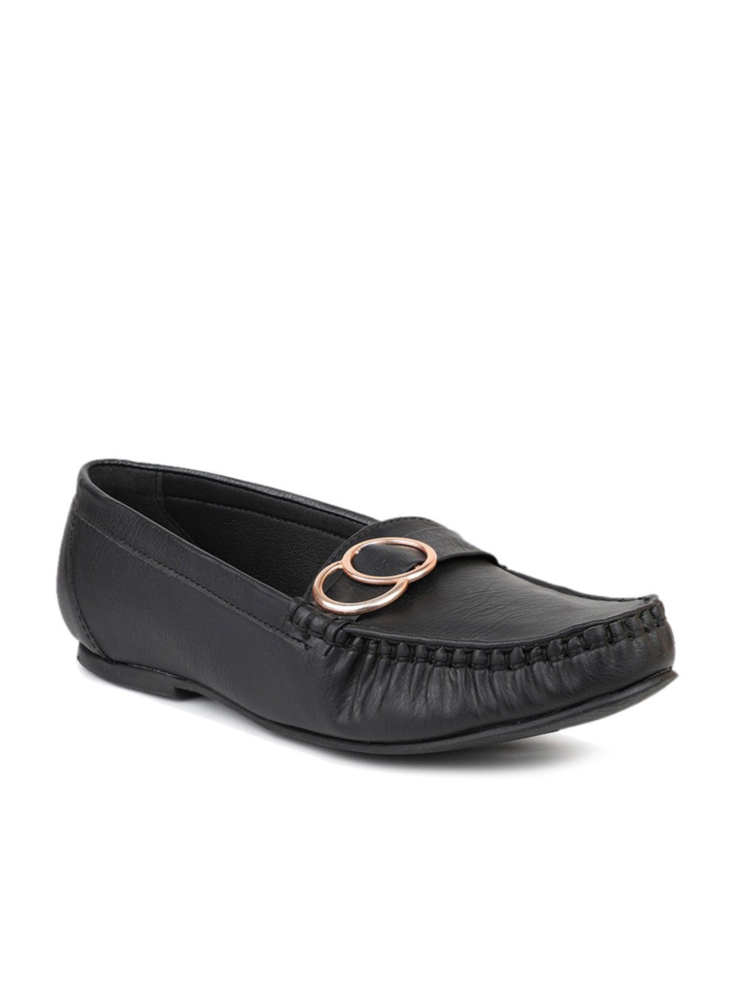 Design Crew Women's Black Casual Loafers