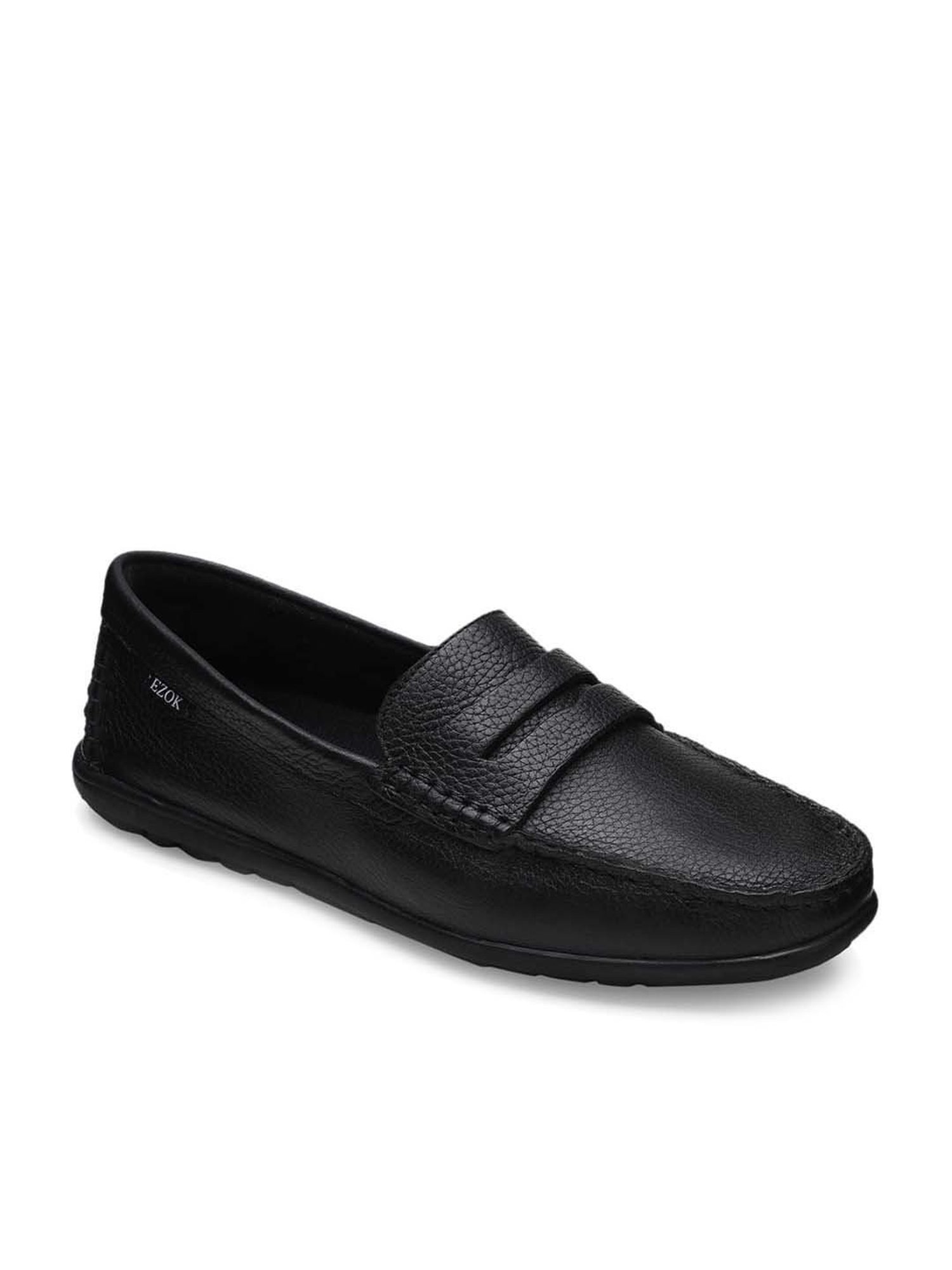 EZOK Men's Black Formal Loafers