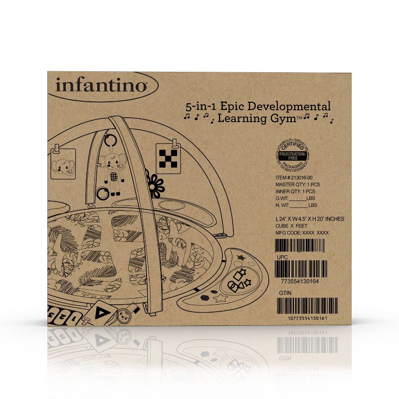 Infantino 5-in-1 Epic Development Gym