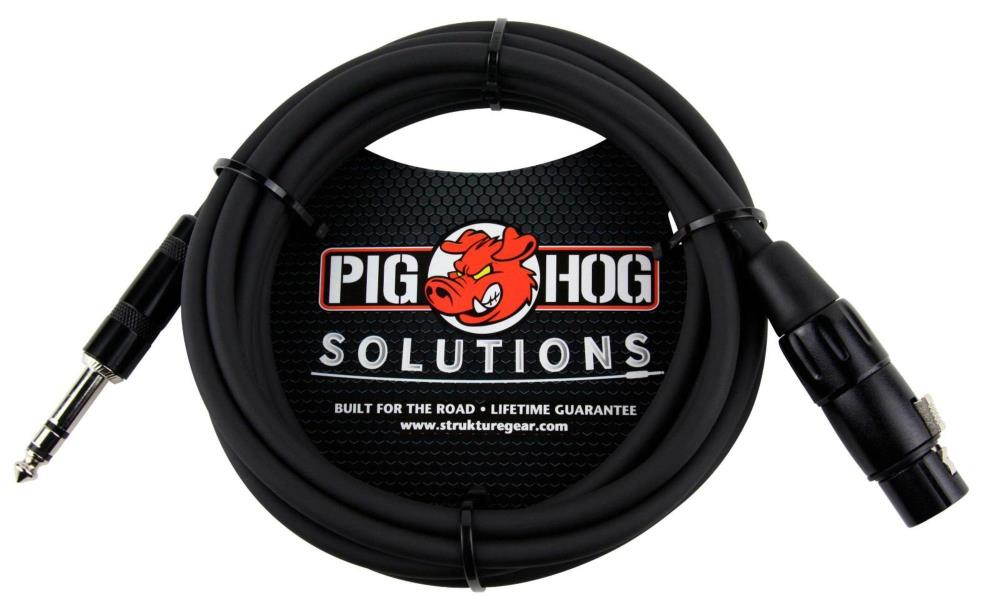 Pig Hog 10' TRS Male to XLR Female Balanced Cable #PX-TMXF1
