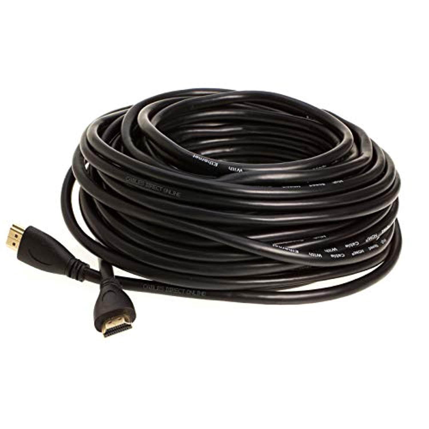 Satmaximum - 50FT Gold Plated HDMI Cable , 3D Certified for TV DVD PS3 BLURAY XBOX HDTV