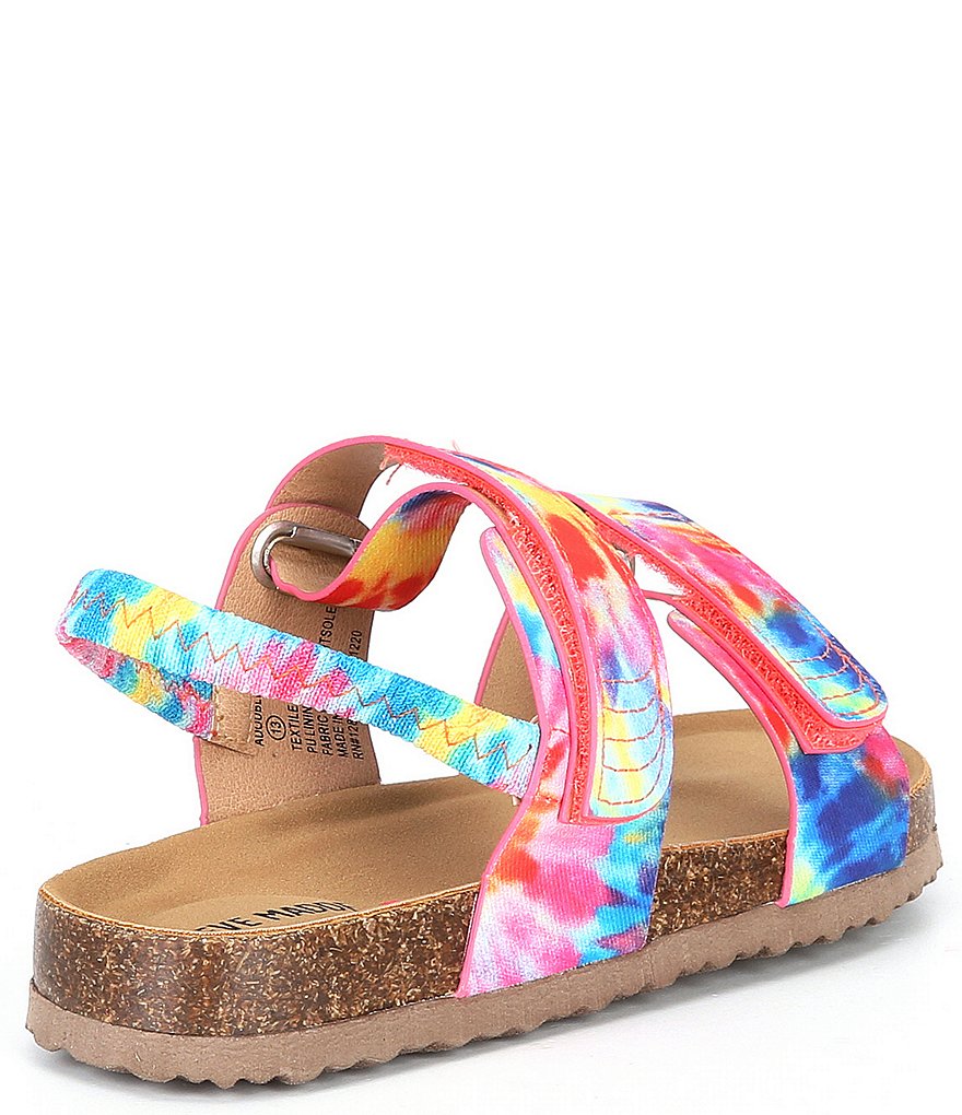 Steve Madden Girl's Adaptive A-Double Tie-Dye Sandals (Youth)