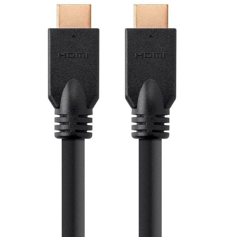 Monoprice Commercial Series High Speed HDMI Cable, 1080p @ 60Hz, 10.2Gbps, 24AWG, CL2, 45ft, Black