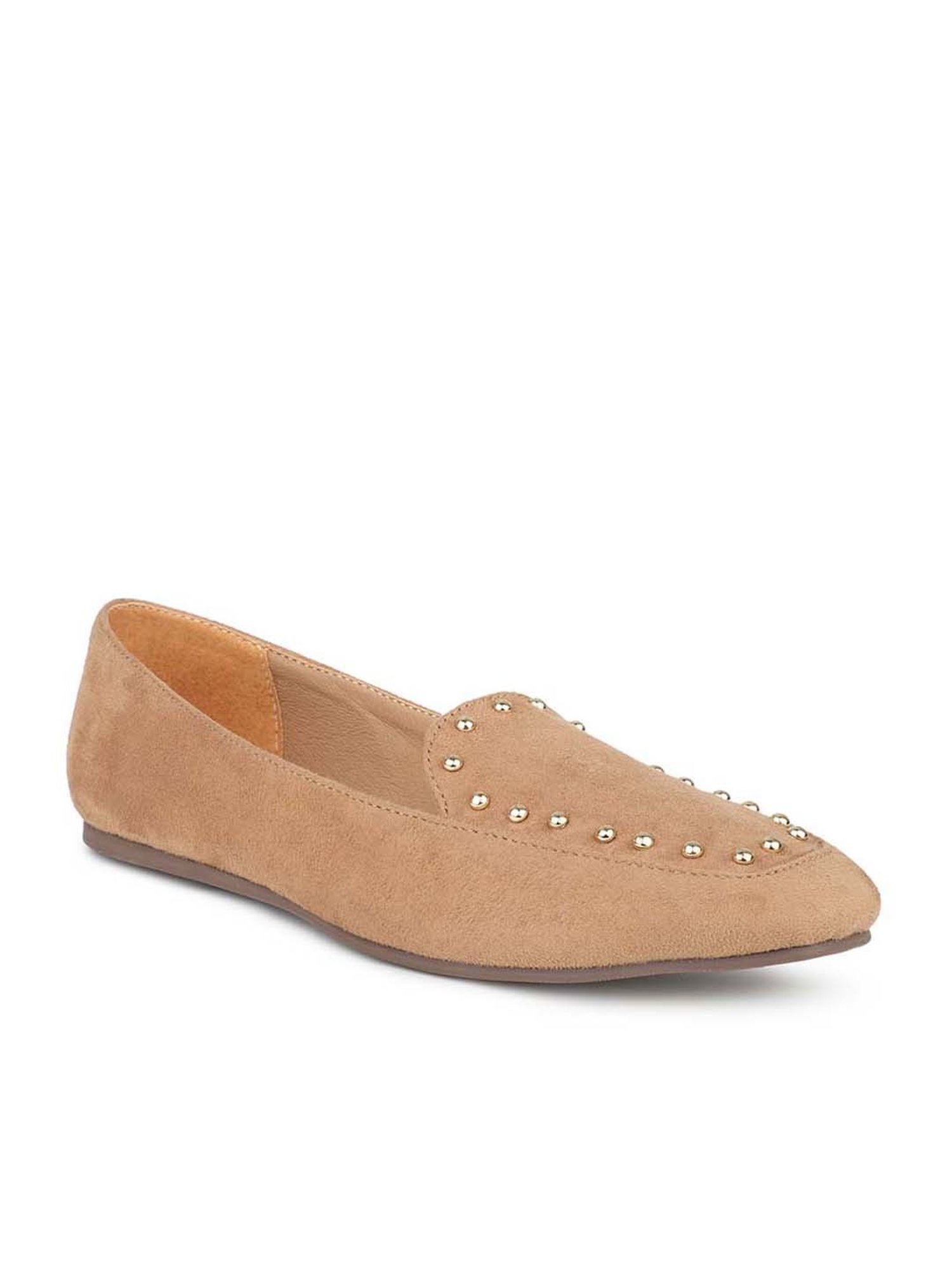 Design Crew Women's Beige Casual Loafers