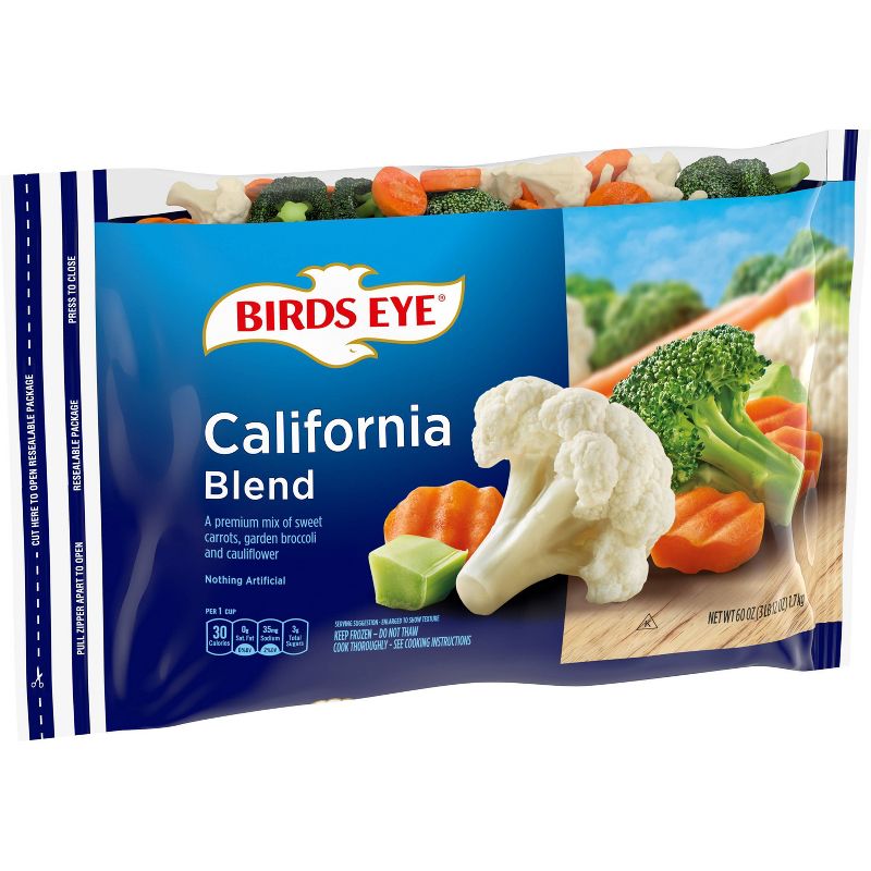 Birds Eye Frozen Broccoli Florets, Cauliflower & Carrots - 60oz