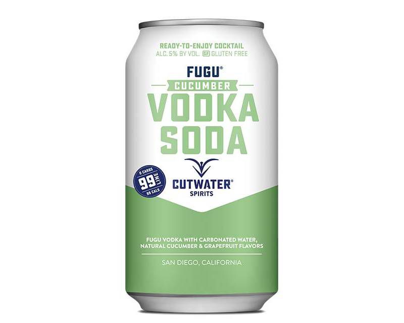 Cutwater Fugu Cucumber Vodka Soda Cocktail - 4pk/12 fl oz Cans